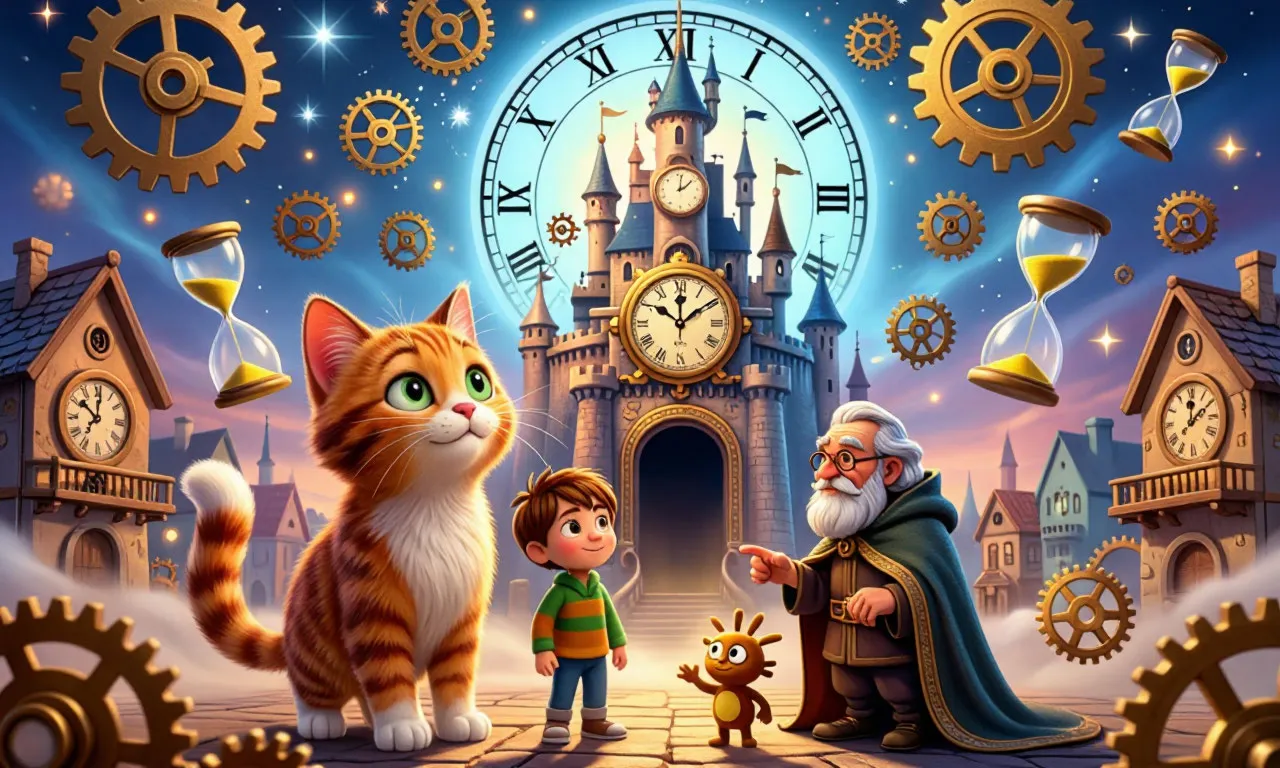 Фанфик «Кот Басик и Тайна Часовщика Времени Секрет украденных минут»