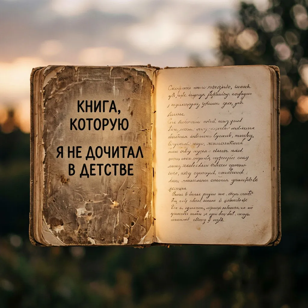 Книга, которую не дочитал в детстве, дописывается сама