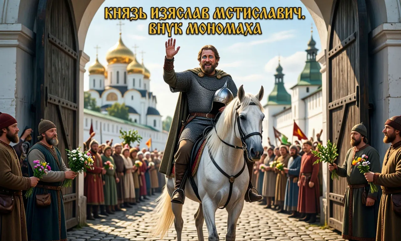 Князь Изяслав Мстиславич. Внук Мономаха