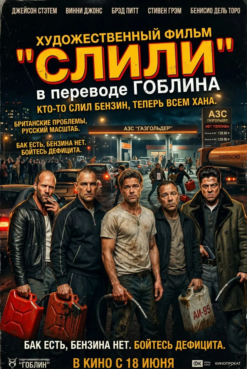 Кто-то слил бензин рассказ