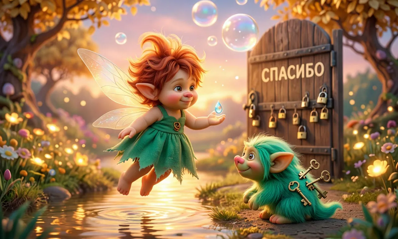 Сказка о Хранительнице забытых «спасибо» Эльси и тролле Громозвоне Хлам