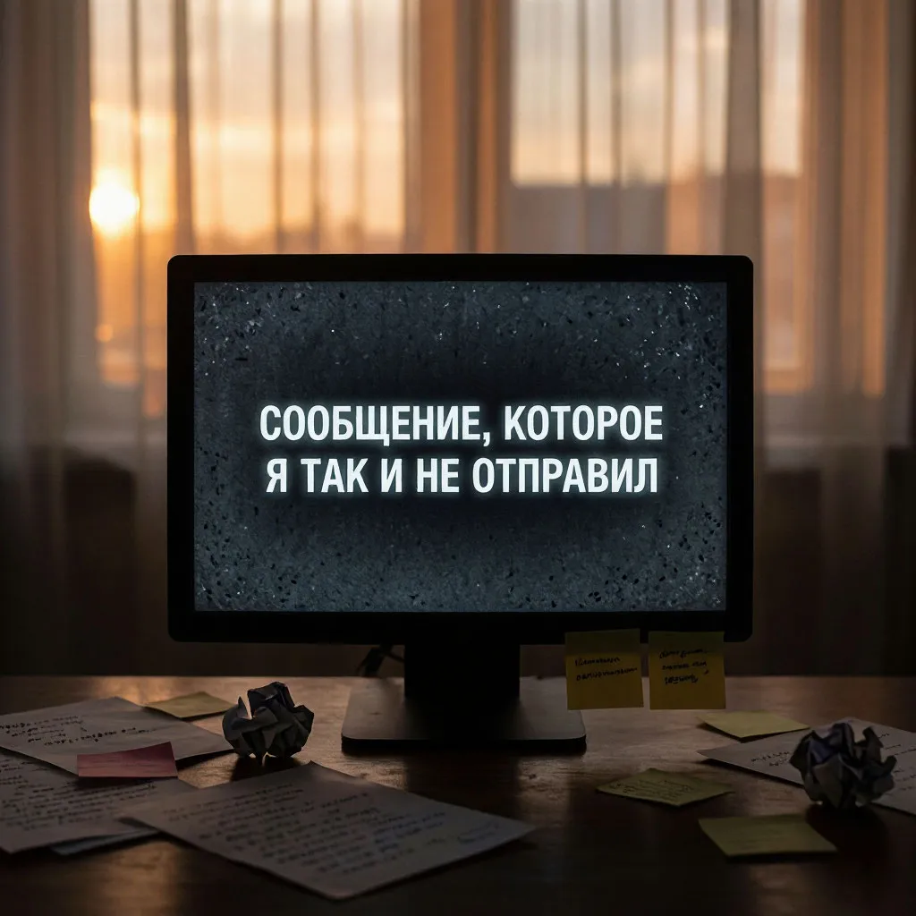 Сообщение, которое я так и не отправил