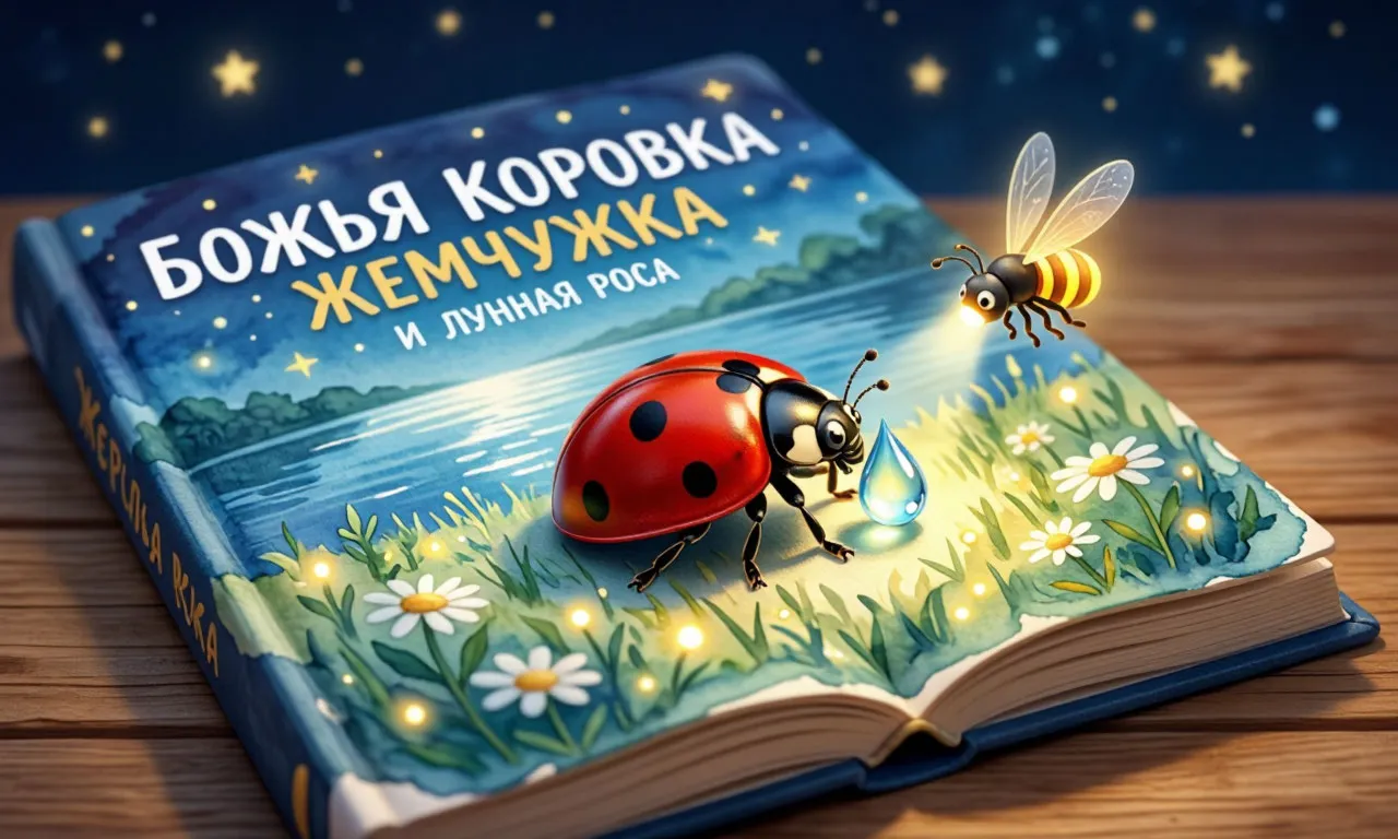 Божья Коровка Жемчужка и лунная роса