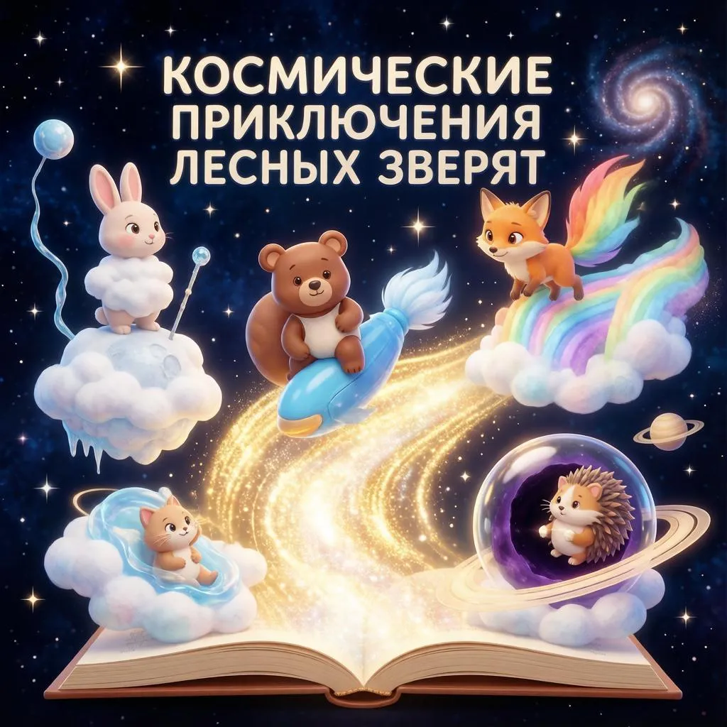 Космические приключения лесных зверят