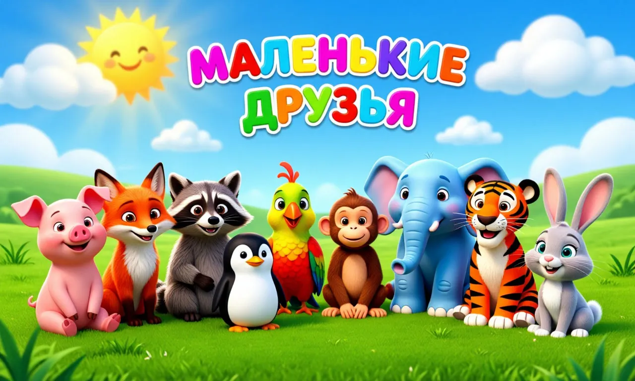 Маленькие друзья Сказки для малышей 2 лет