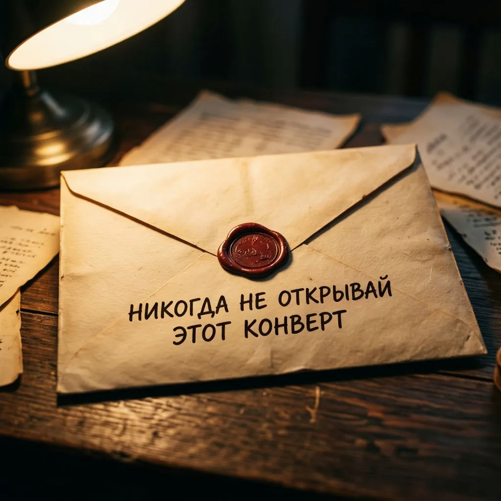 Последнее желание отца «Не открывай этот конверт». Я открыл