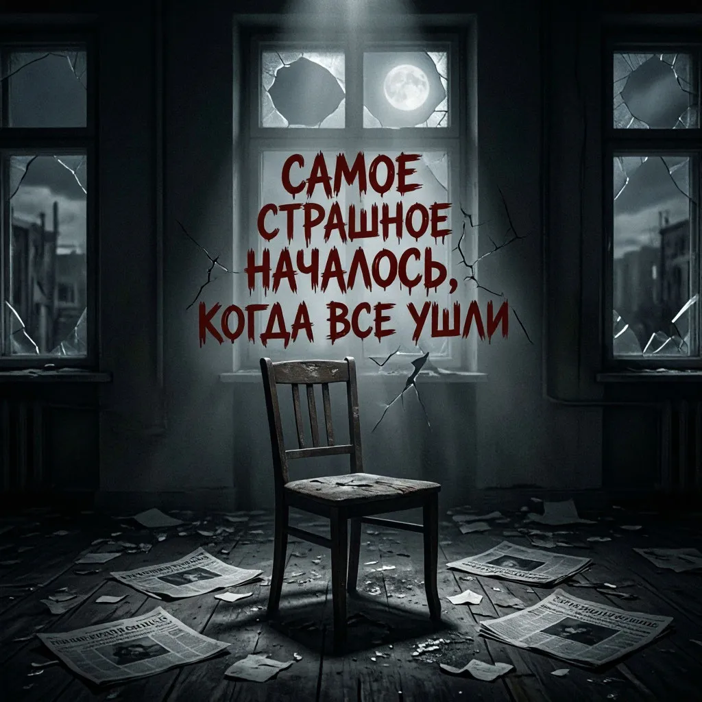 Самое страшное началось, когда все ушли жуткая история