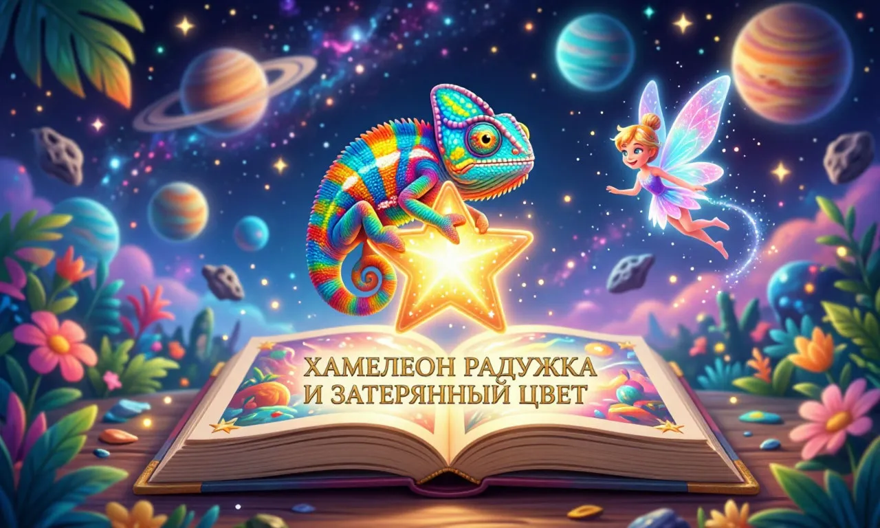 Хамелеон Радужка и затерянный цвет Добрая сказка