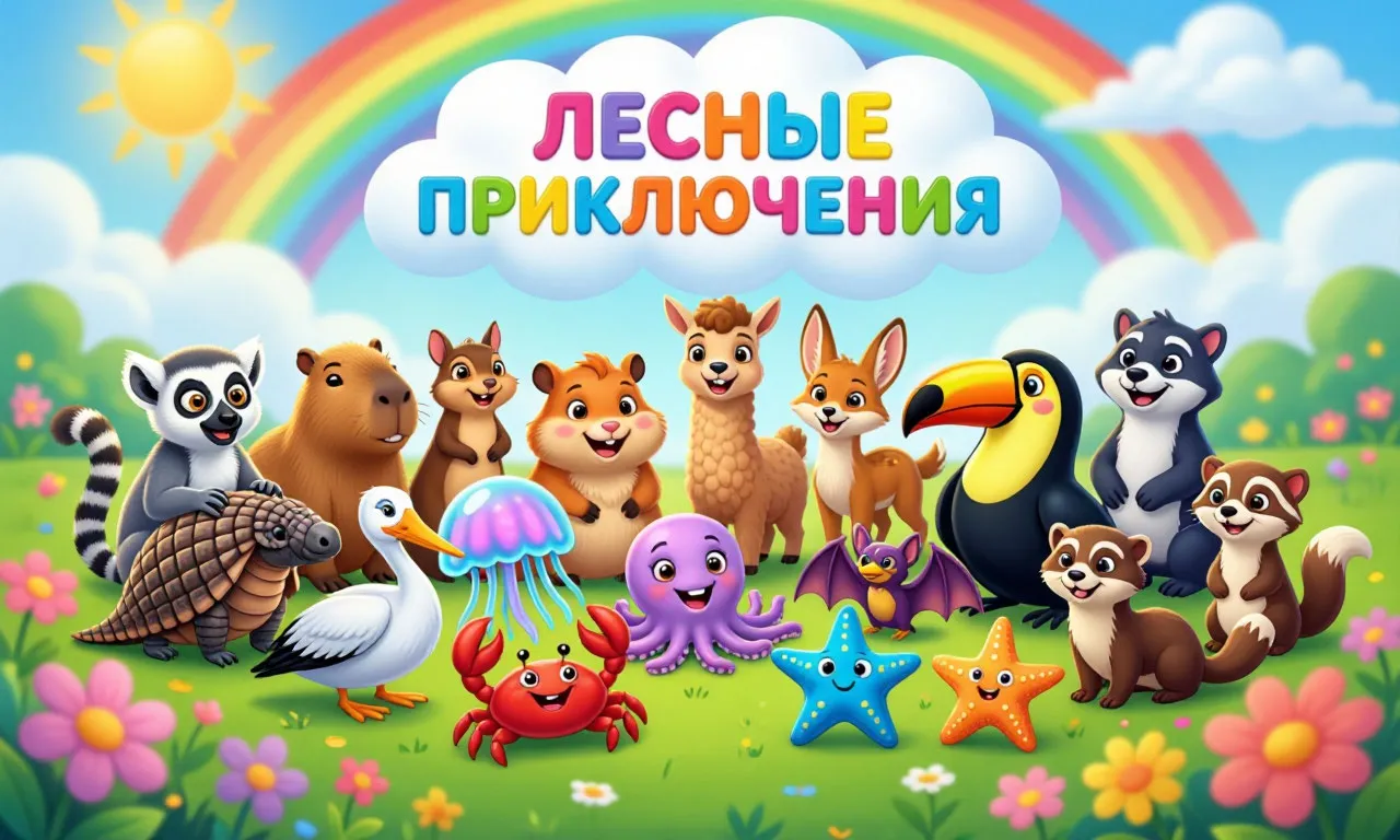 Лесные приключения Сборник сказок для детей 3 лет