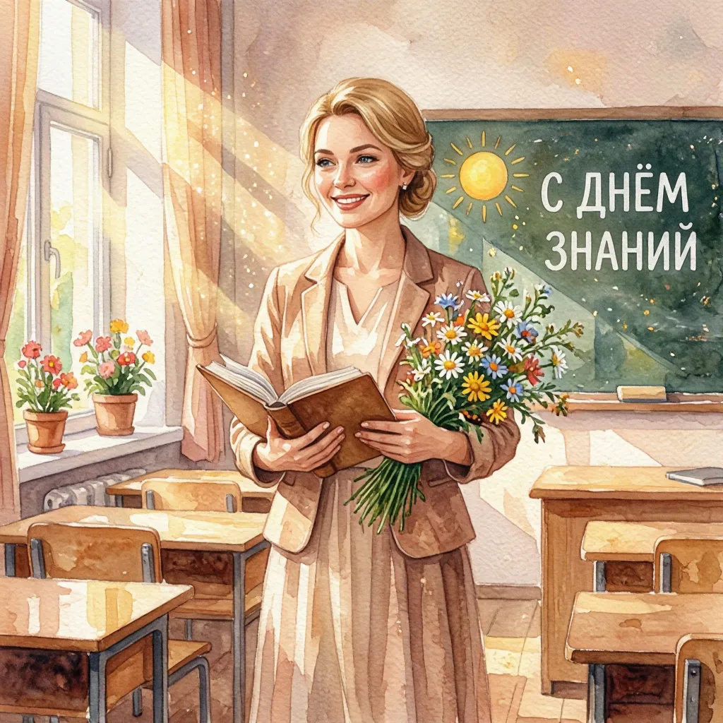 Нежный рассказ ко Дню знаний об учительнице