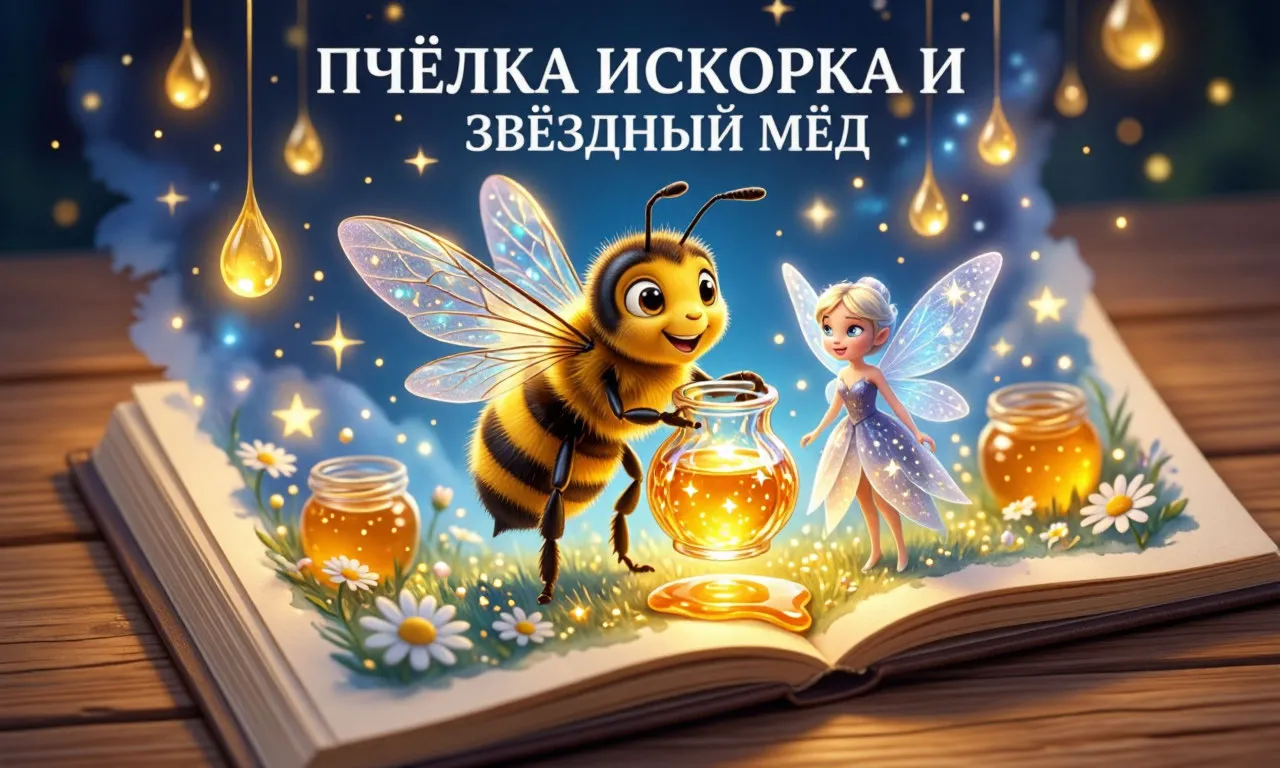 Пчёлка Искорка и звёздный мёд Сладкая сказка