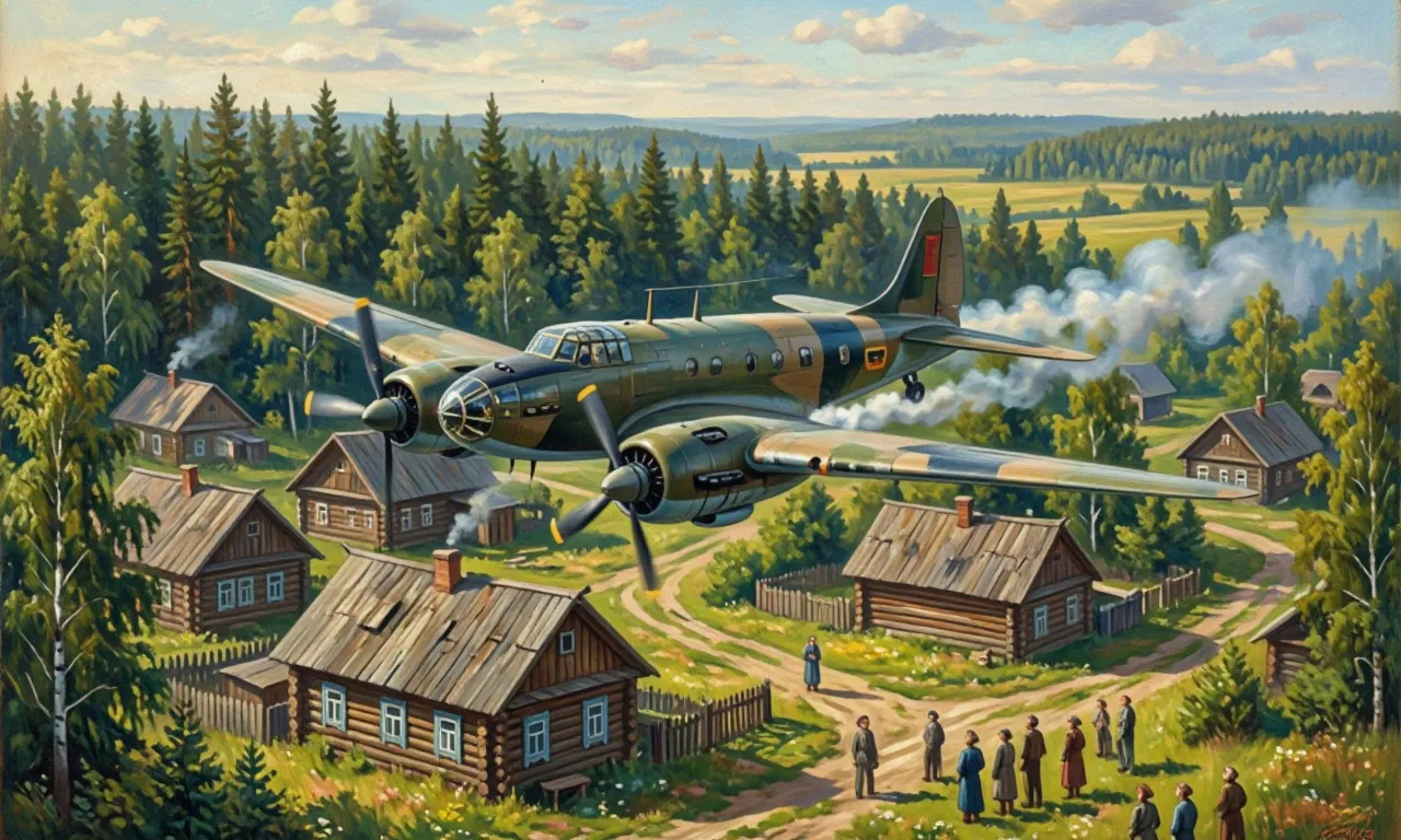 Самолет в тайге история фашиста и деревни летом 1941
