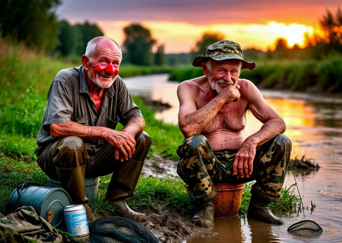Смешно до слёз Как два деда рыбу ловили