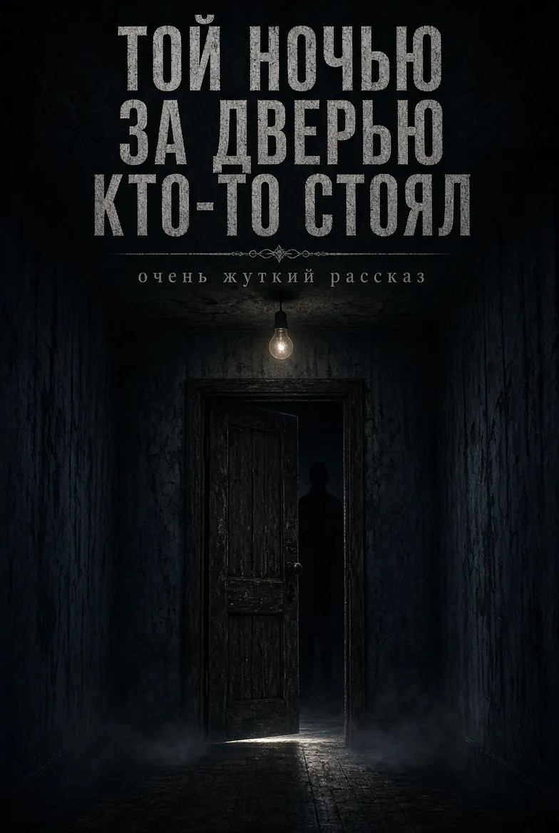Той ночью за дверью кто-то стоял жуткий рассказ