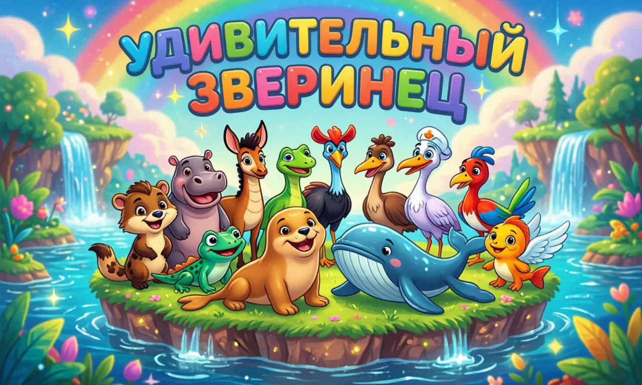 Удивительный зверинец Сказки для детей 5 лет для чтения перед сном