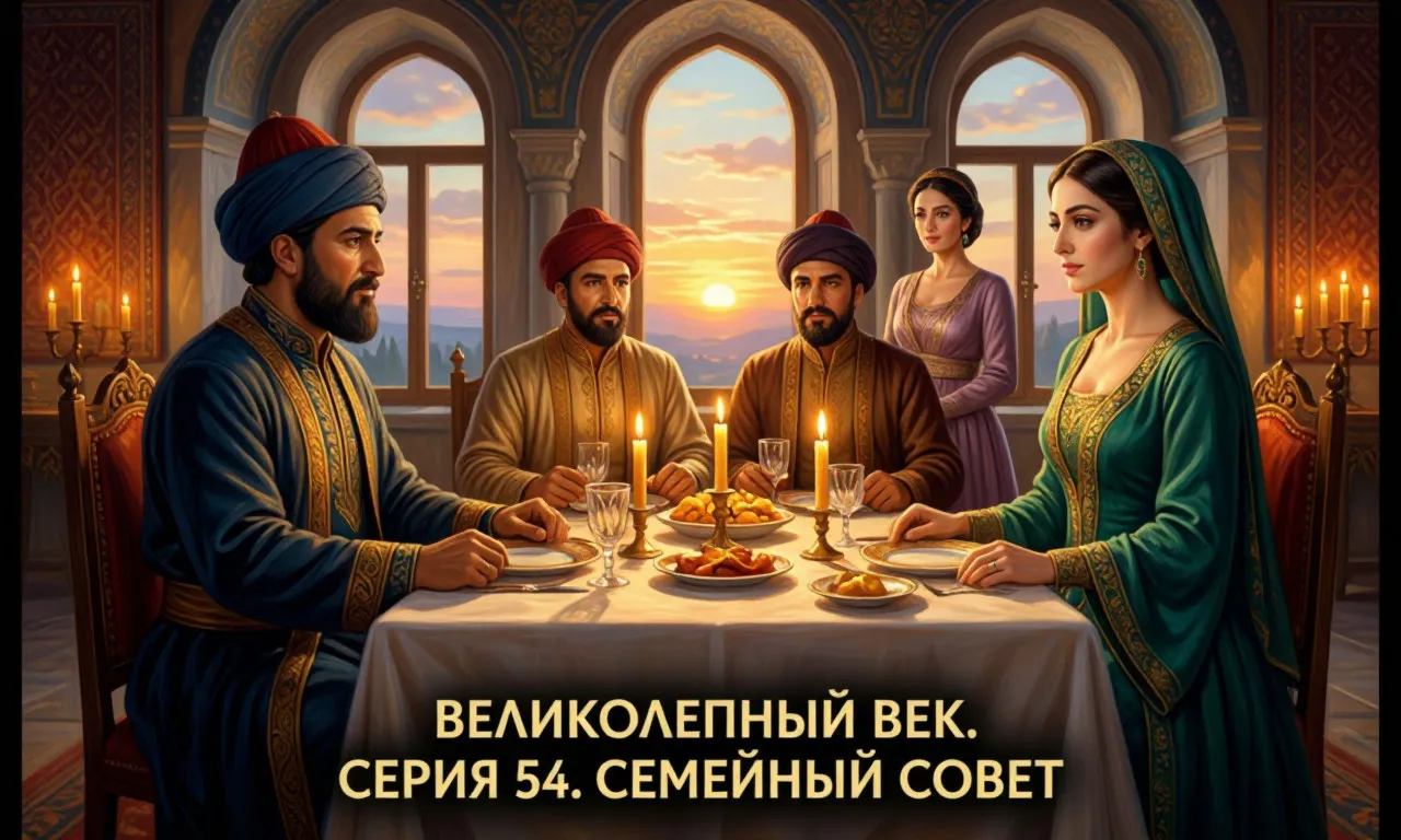 «Великолепный век Серия 54. Семейный совет