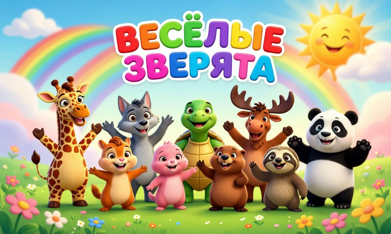 Весёлые зверята новый сборник сказок для детей 2 лет