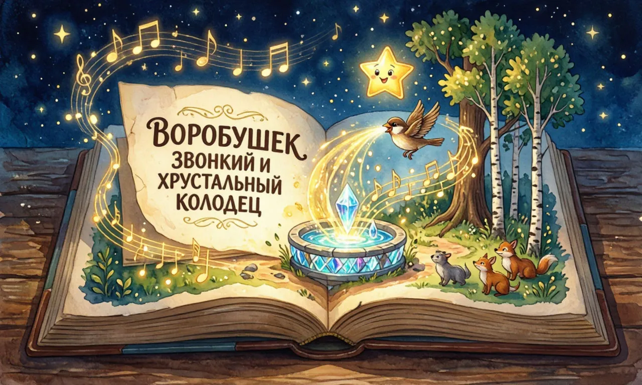 Воробушек Звонкий и хрустальный колодец