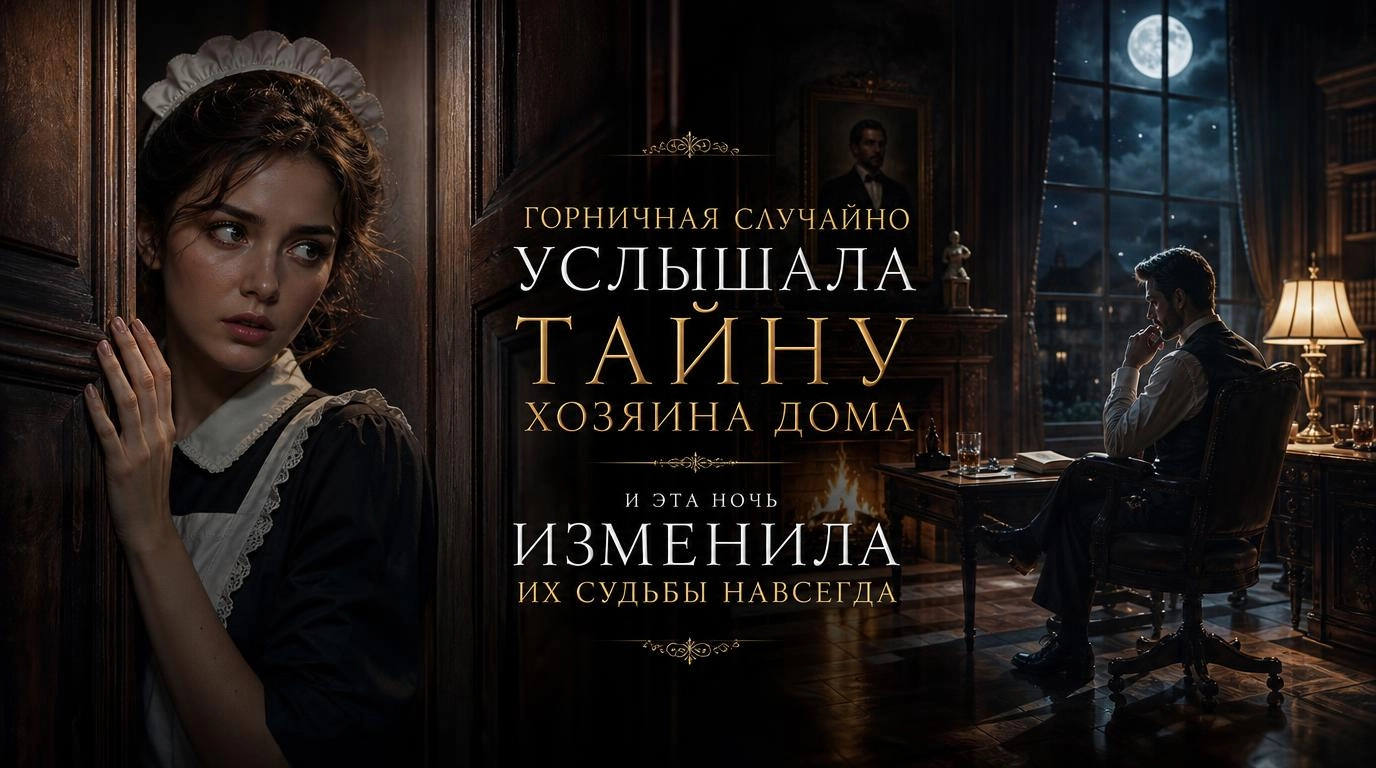Горничная случайно услышала тайну хозяина дома, и эта ночь изменила их судьбы навсегда