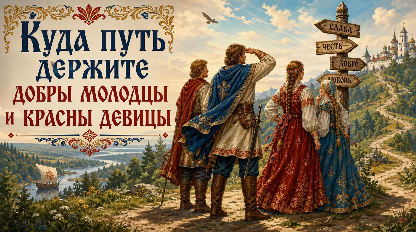 Куда путь держите, добры молодцы и красны девицы