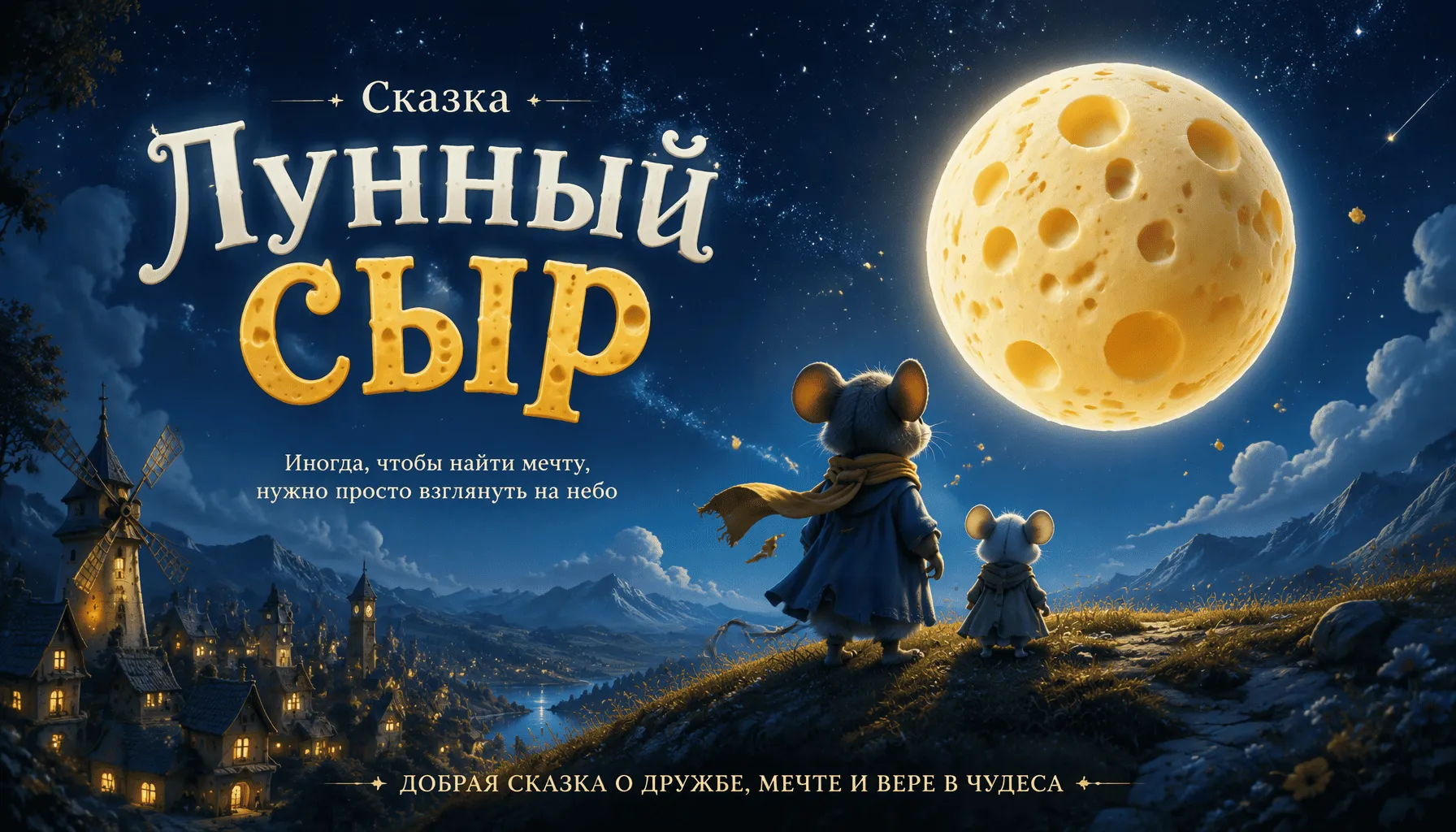 Добрая сказка «Лунный сыр»