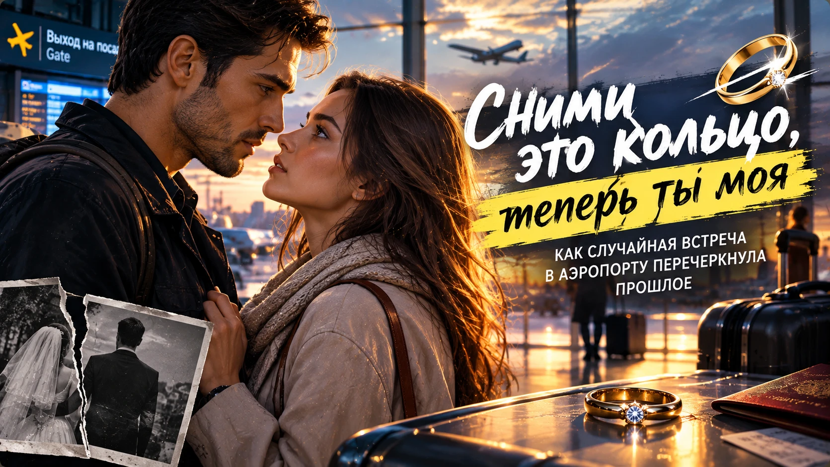 Сними это кольцо, теперь ты моя: как случайная встреча в аэропорту перечеркнула прошлое