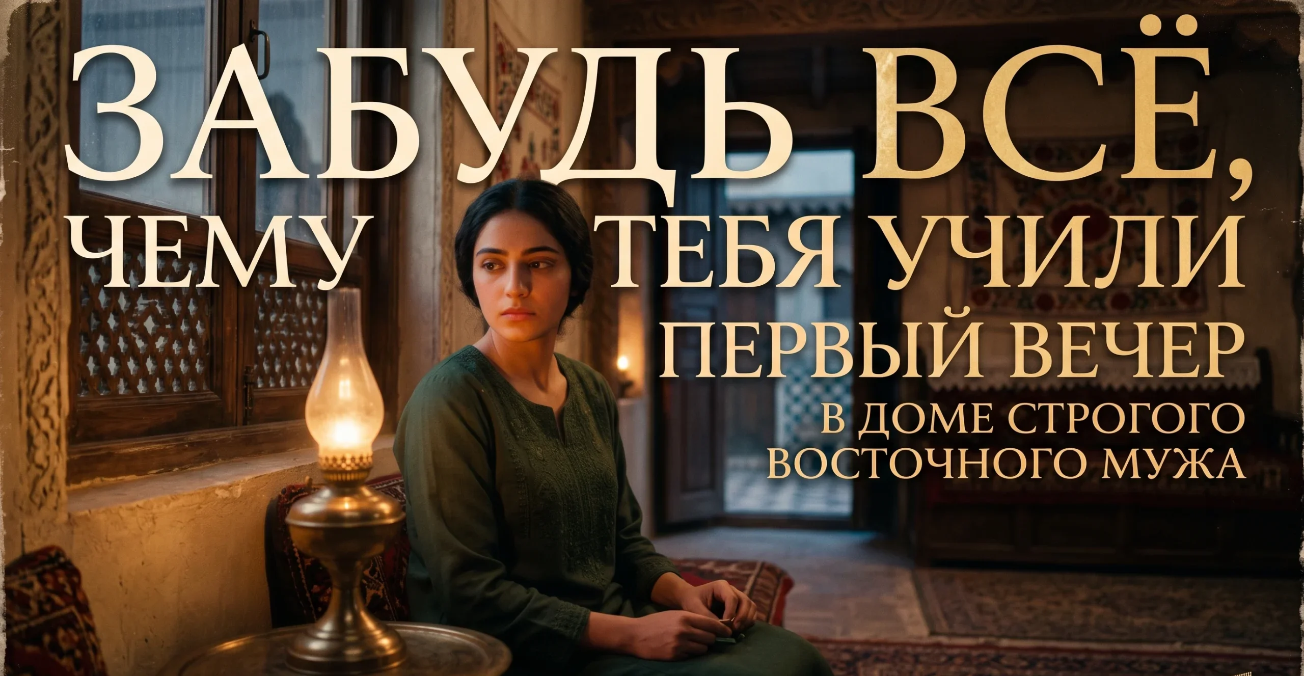 Забудь всё, чему тебя учили: первый вечер в доме строгого восточного мужа
