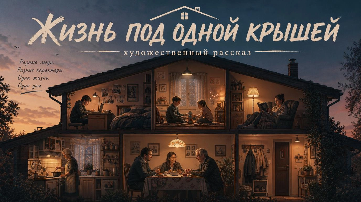 Жизнь под одной крышей, художественный рассказ