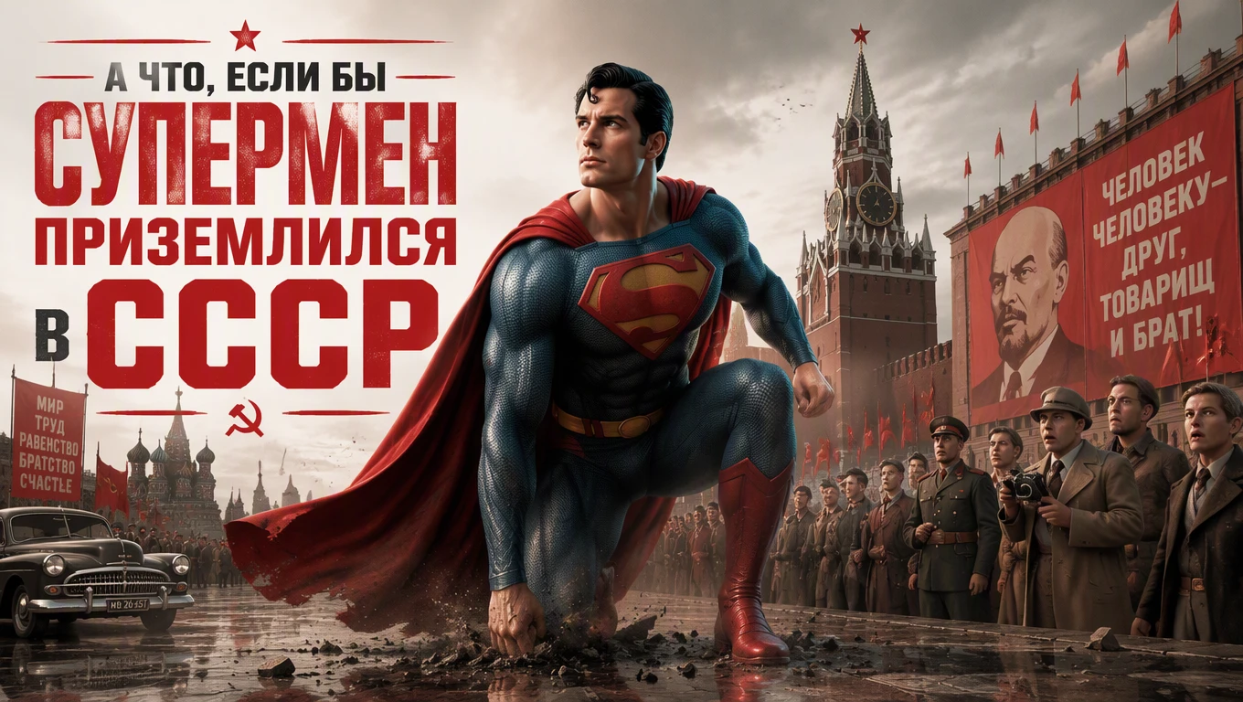 А что, если бы Супермен приземлился в СССР?