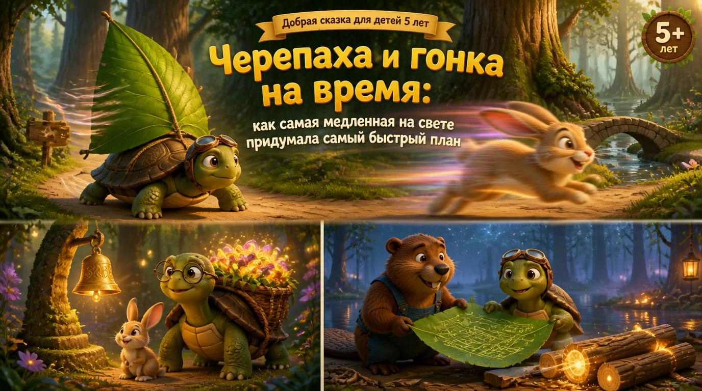Черепаха и гонка на время: как самая медленная на свете придумала самый быстрый план