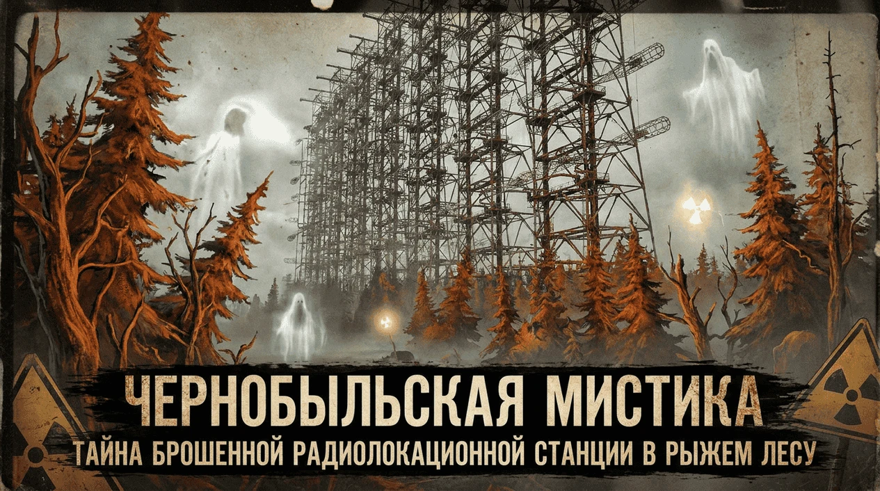 Чернобыльская мистика: тайна брошенной радиолокационной станции в Рыжем лесу