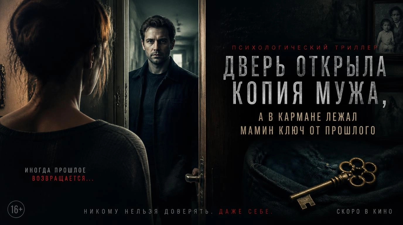 Дверь открыла копия мужа, а в кармане лежал мамин ключ от прошлого