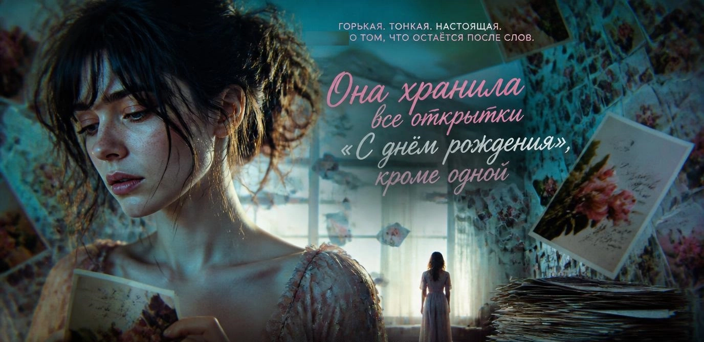Горькая тонкая мелодрама: она хранила все открытки «С днём рождения», кроме одной