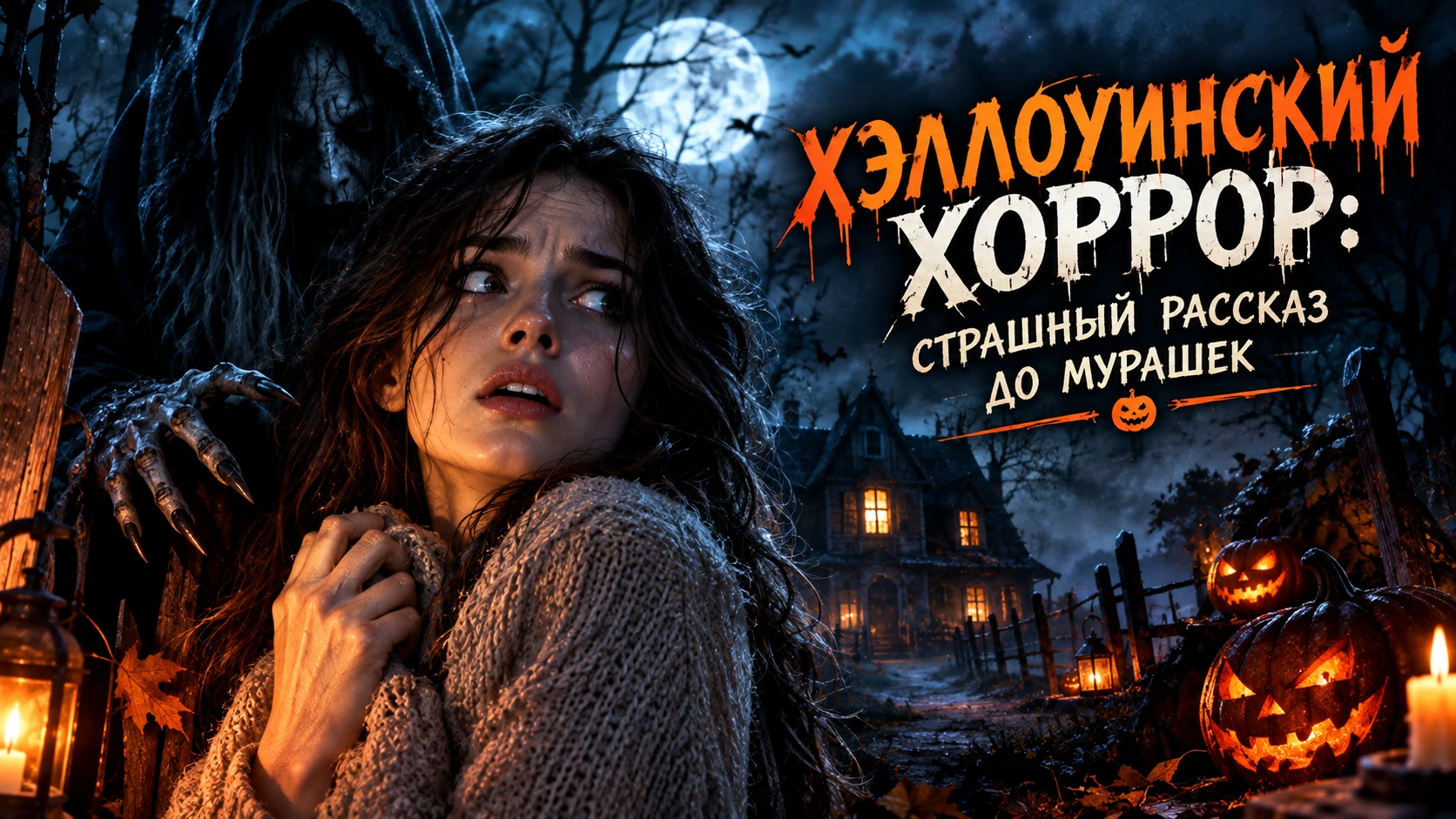 Хэллоуинский хоррор: страшный рассказ до мурашек
