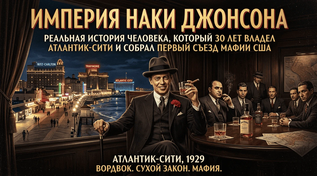 Империя Наки Джонсона: реальная история человека, который 30 лет владел Атлантик-Сити