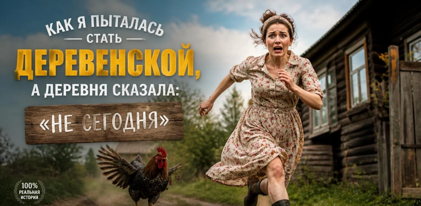Как я пыталась стать деревенской, а деревня сказала: «Не сегодня»