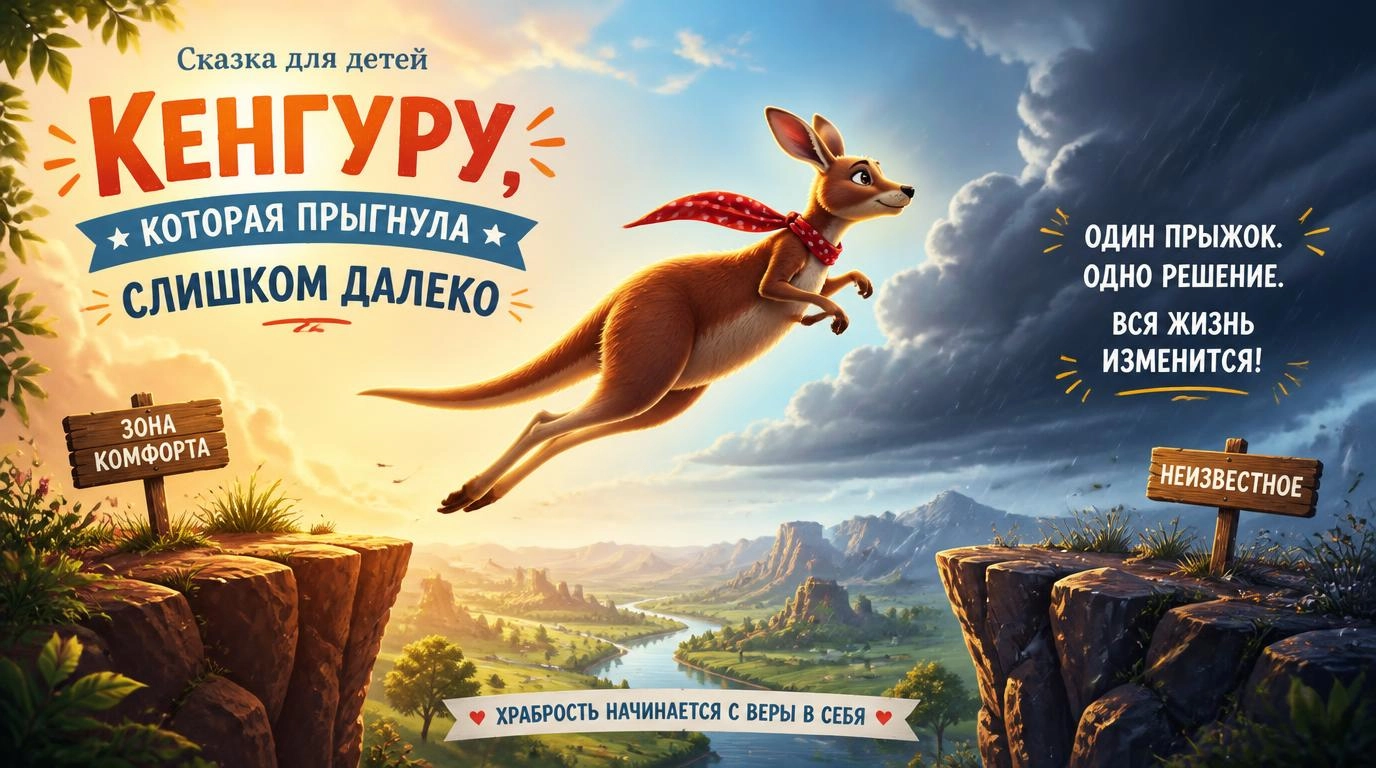 Кенгуру, которая прыгнула слишком далеко