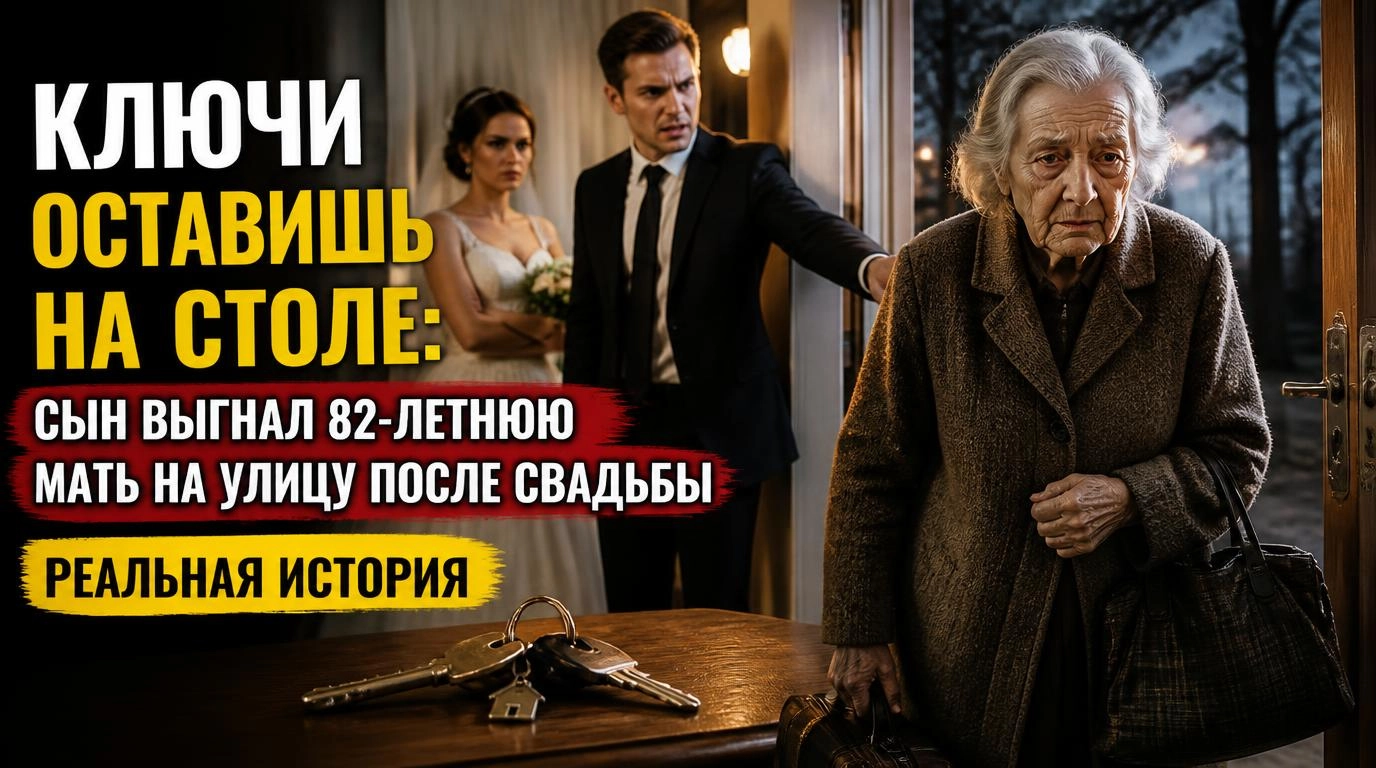 Ключи оставишь на столе: сын выгнал 82-летнюю мать на улицу после свадьбы. Реальная история