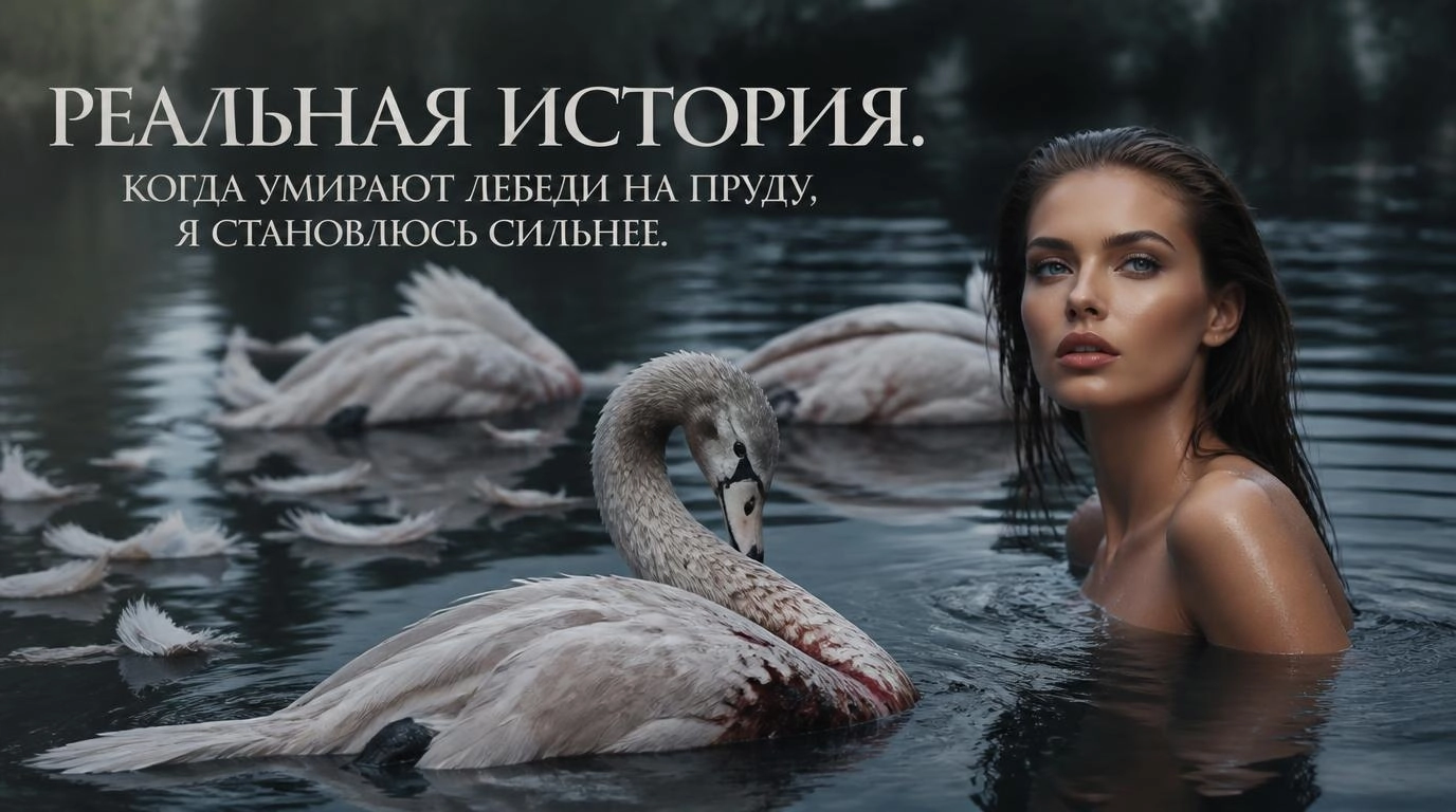Когда умирают лебеди на пруду, я становлюсь сильнее. Я краду их белизну, чтобы не сойти с ума