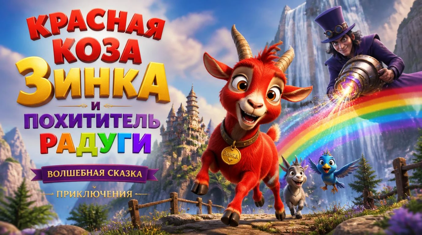 Красная Коза Зинка и Похититель Радуги