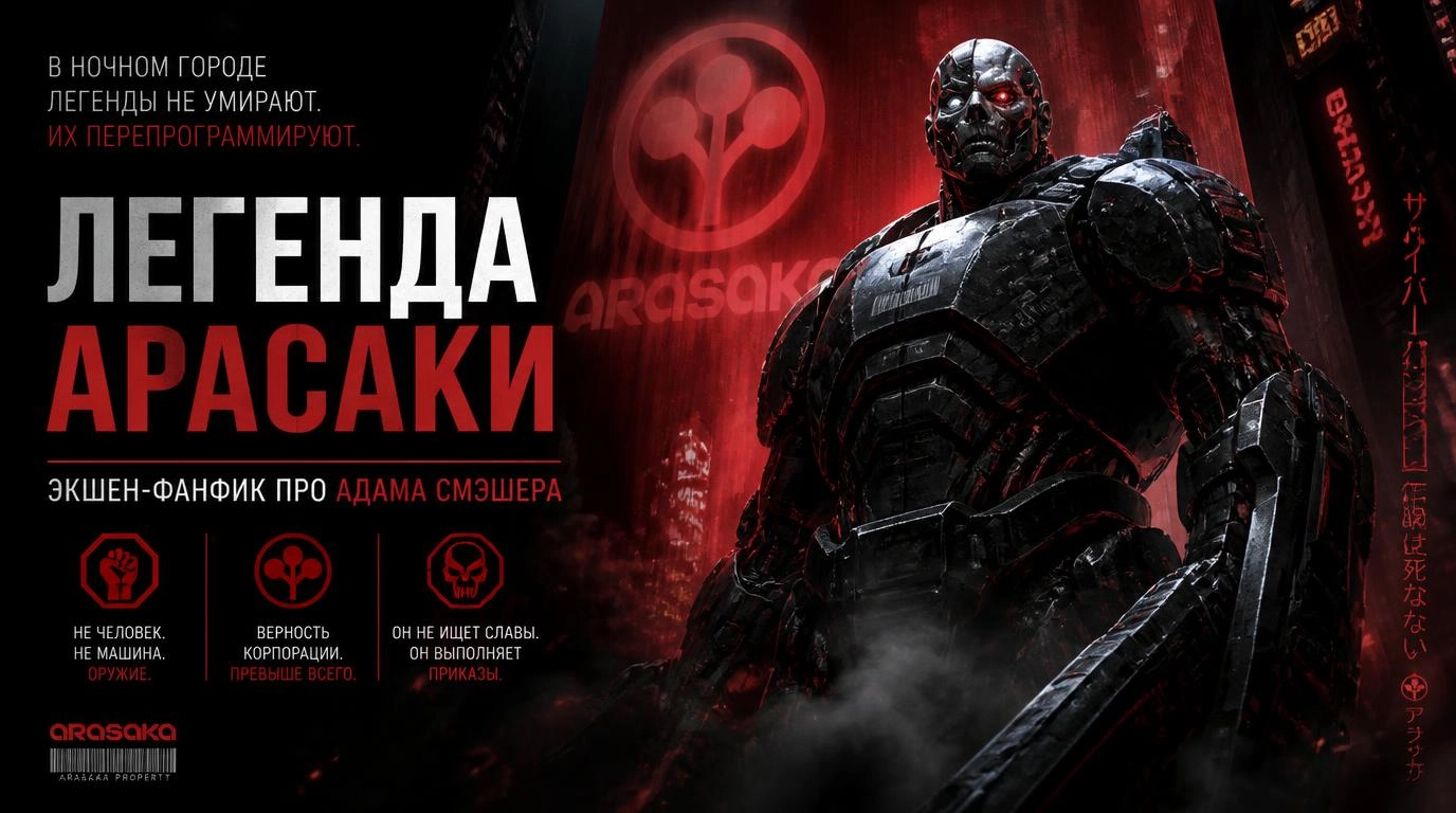 Легенда Арасаки: экшен-фанфик про Адама Смэшера