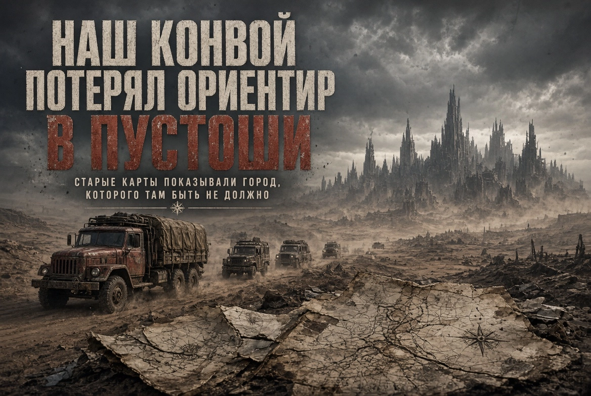 Наш конвой потерял ориентир в Пустоши