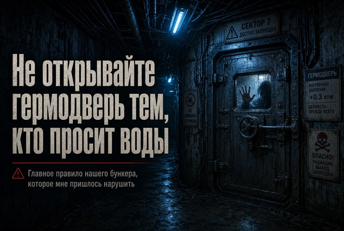 Не открывайте гермодверь тем, кто просит воды!