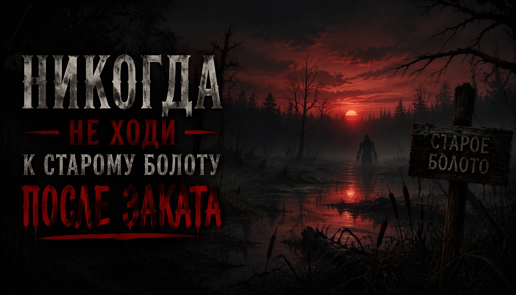 Никогда не ходи к старому болоту после заката