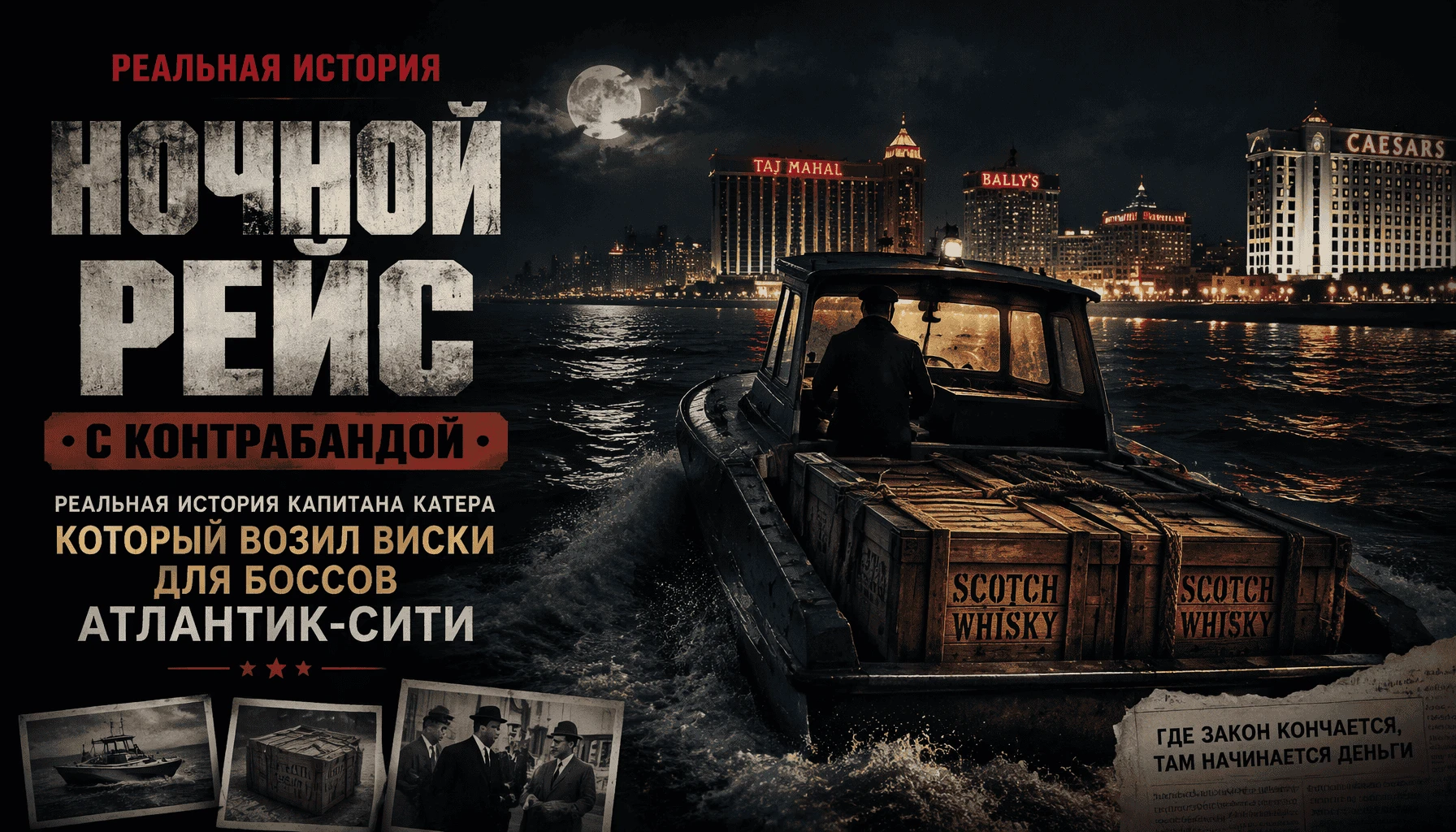 Ночной рейс с контрабандой: реальная история капитана катера