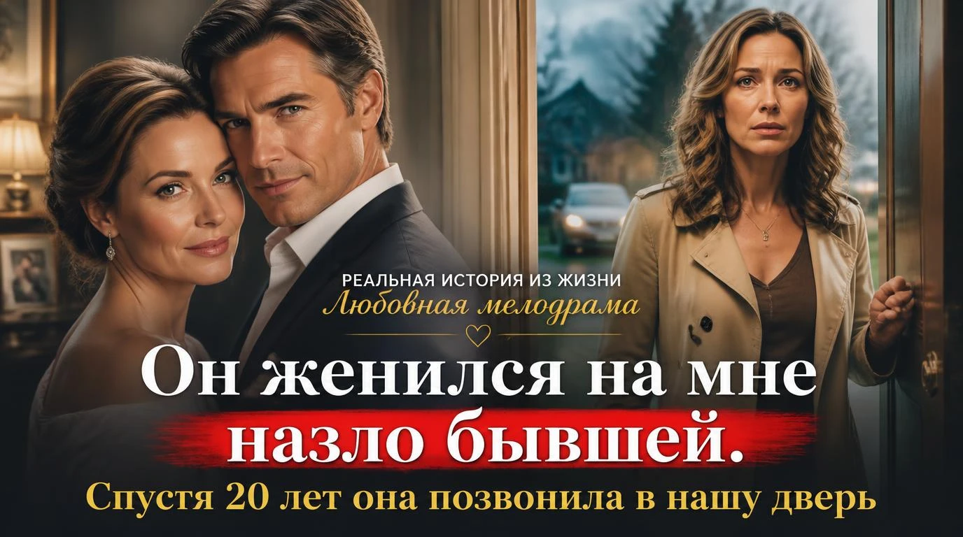 Он женился на мне назло бывшей. Спустя 20 лет она позвонила в нашу дверь.