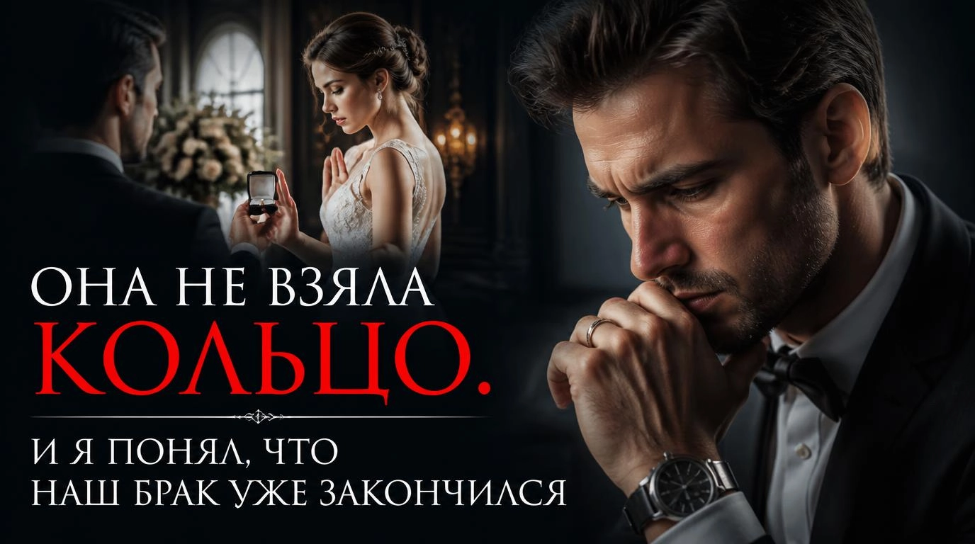 Она не взяла кольцо. И я понял, что наш брак уже закончился