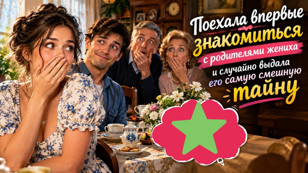 Поехала впервые знакомиться с родителями жениха и случайно выдала его смешную тайну