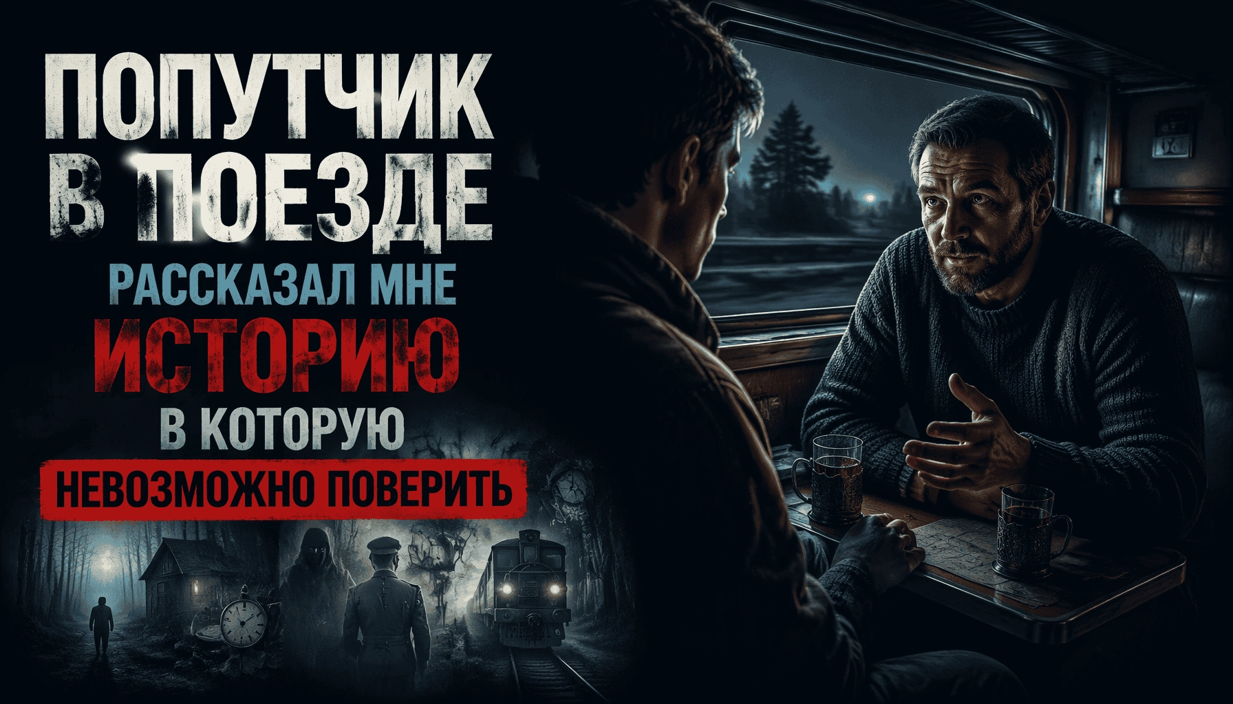 Попутчик в поезде рассказал мне историю, в которую невозможно поверить