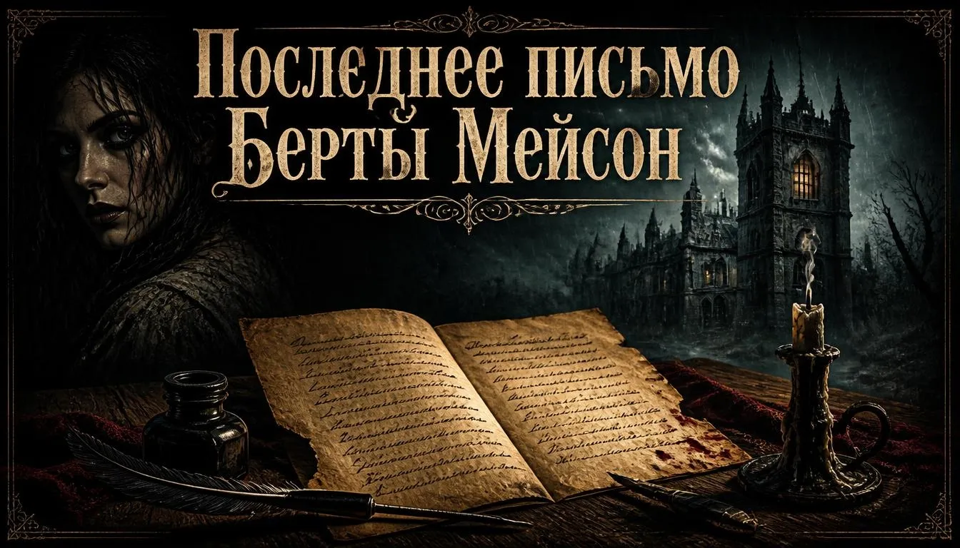 Последнее письмо Берты Мейсон
